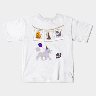 happy birthday dog Kids T-Shirt